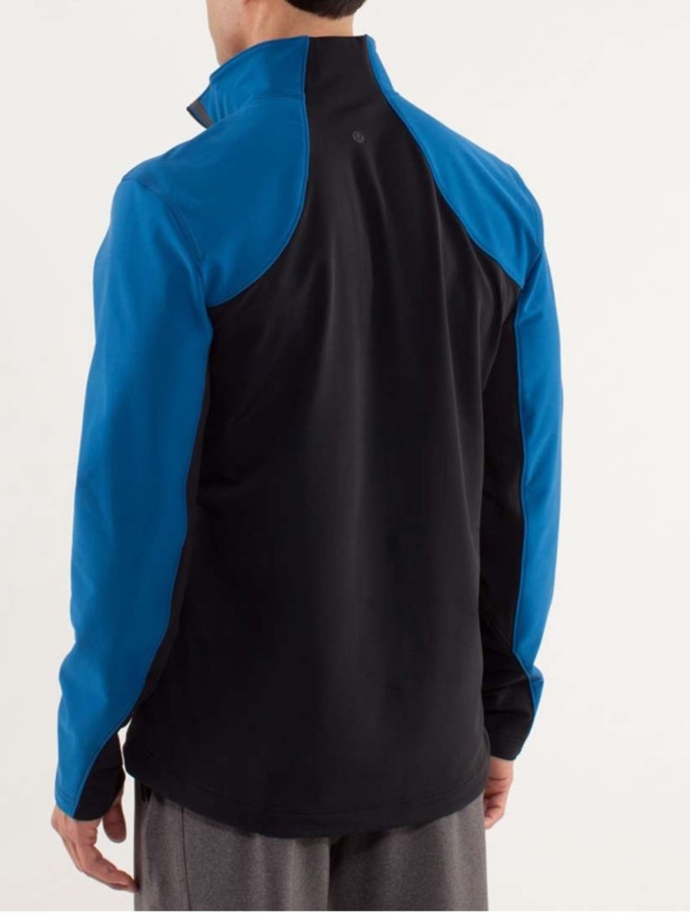 Lululemon Chillstop 1/2 Zip Pullover Men's Limitless Blue Black Size M
